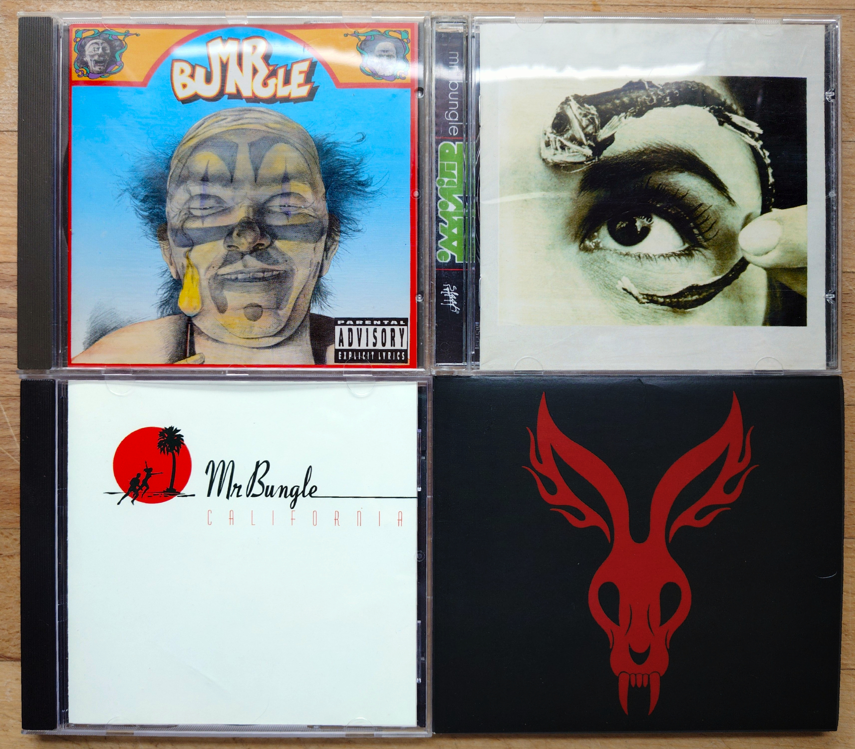 4 CDs by Mr. Bungle