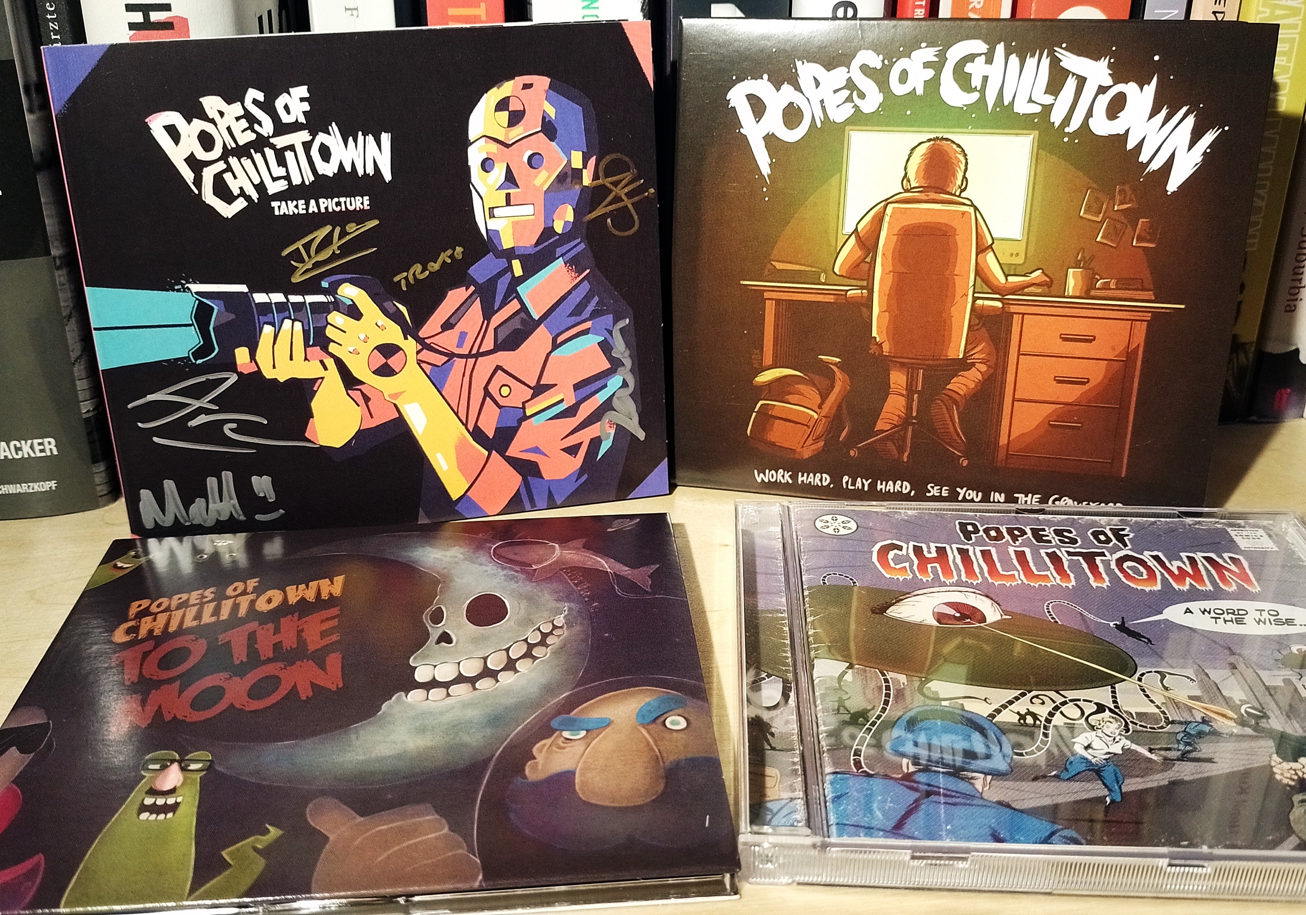 4 CD albums by Popes of Chillitown